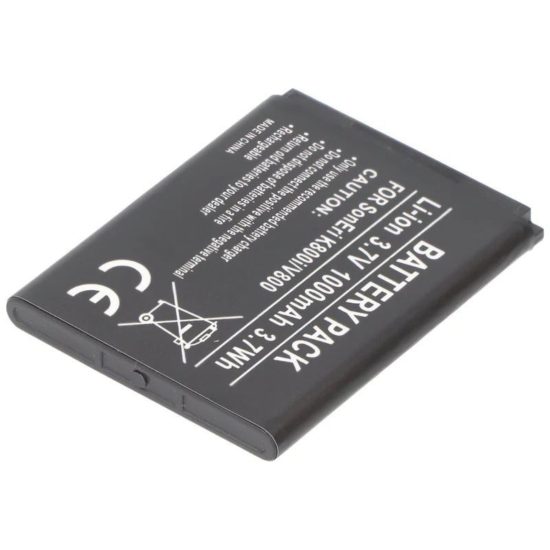 AccuCell Akku passend für Sony BST-33 Akku mit 1000mAh