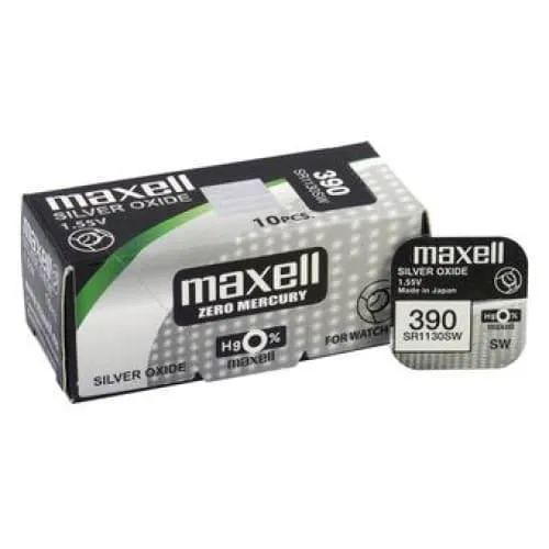 Piles Bouton Montre Oxyde d’Argent 1.55V SR315 à SR399 – Maxell / Varta