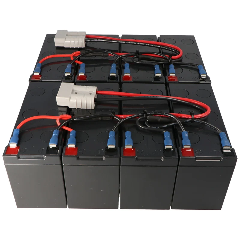 CSB Nachbauakku exakt passend für den APC-RBC12 Akku vormontiert mit Kabel und Stecker