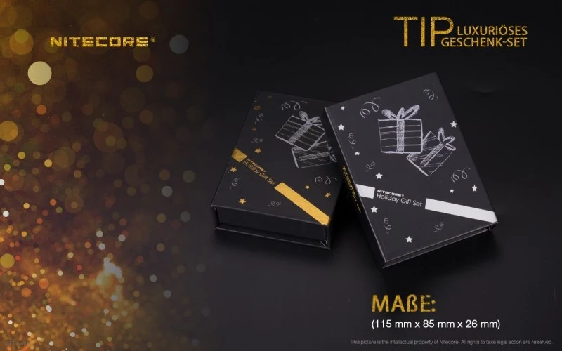 Nitecore TIP Winter Edition schlüsselanhängerlampe CREE XP-G2 S3 LED 360 Lumen in 4 Farben wählbar