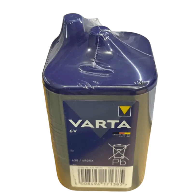 Pile Varta 430 6V 4R25X 7.5Ah saline à ressorts
