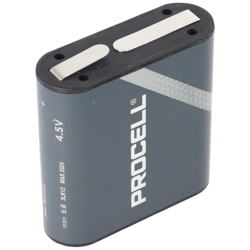 Duracell Procell Alkaline 4,5 V Flachbatterie, 3LR12 im Karton (10 St.)