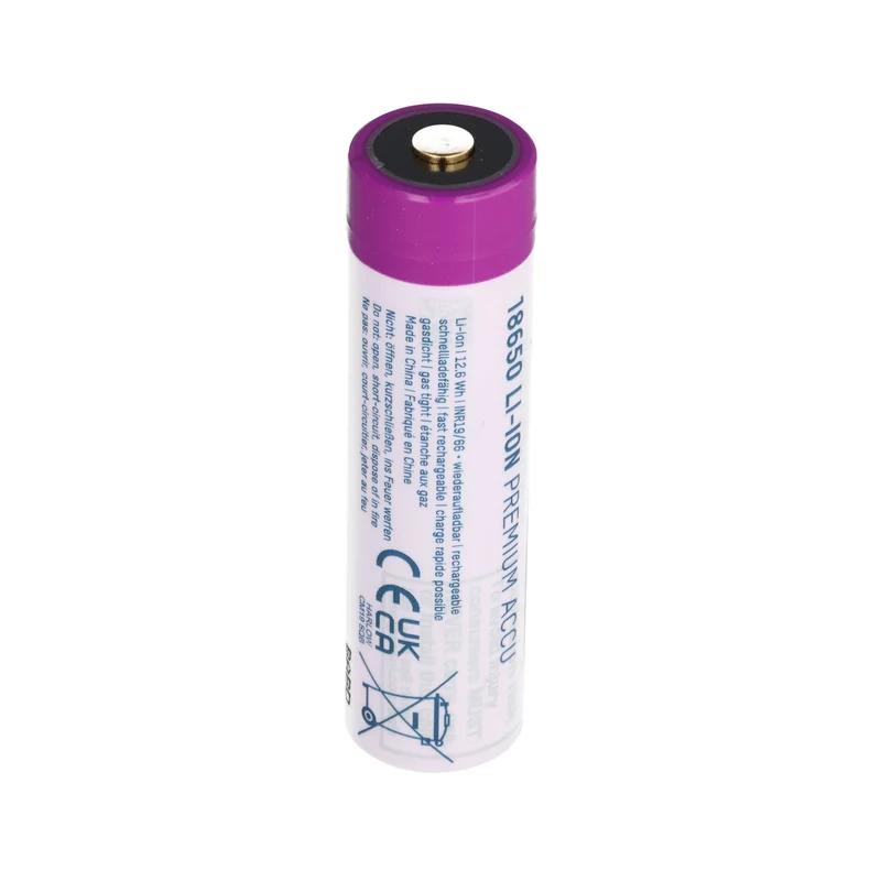 Ansmann Li-Ion Akku 18650 3,6 Volt 3500mAh, 12,6Wh, 70x18,5mm,geschützter Akku Sicherheitsbeschaltung