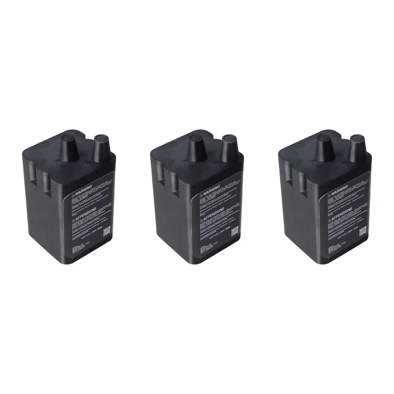 Bundle 3x AVIakku Blockbatterie 4R25 / 25 Ah für Warnleuchten