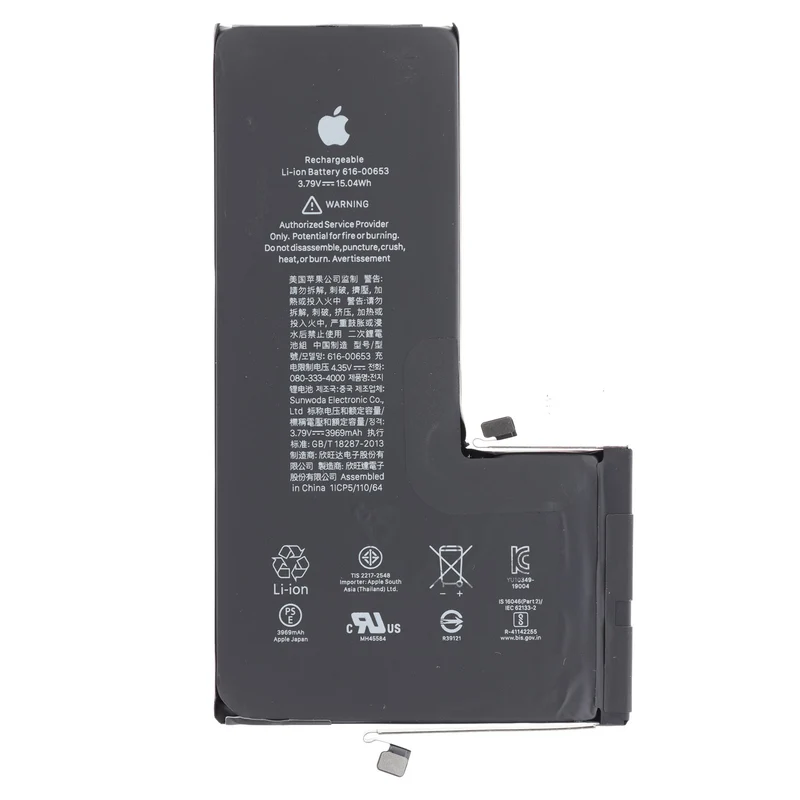 AccuCell Original Apple iPhone 11 Pro Max Akku – Li-Ion Smartphone-Ersatzakku mit 2.658 mAh