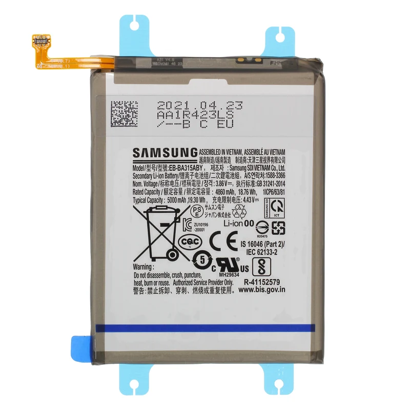 Original Samsung Akku EB-BA315ABY – Original Service Pack für Galaxy A22 / A31 / A32