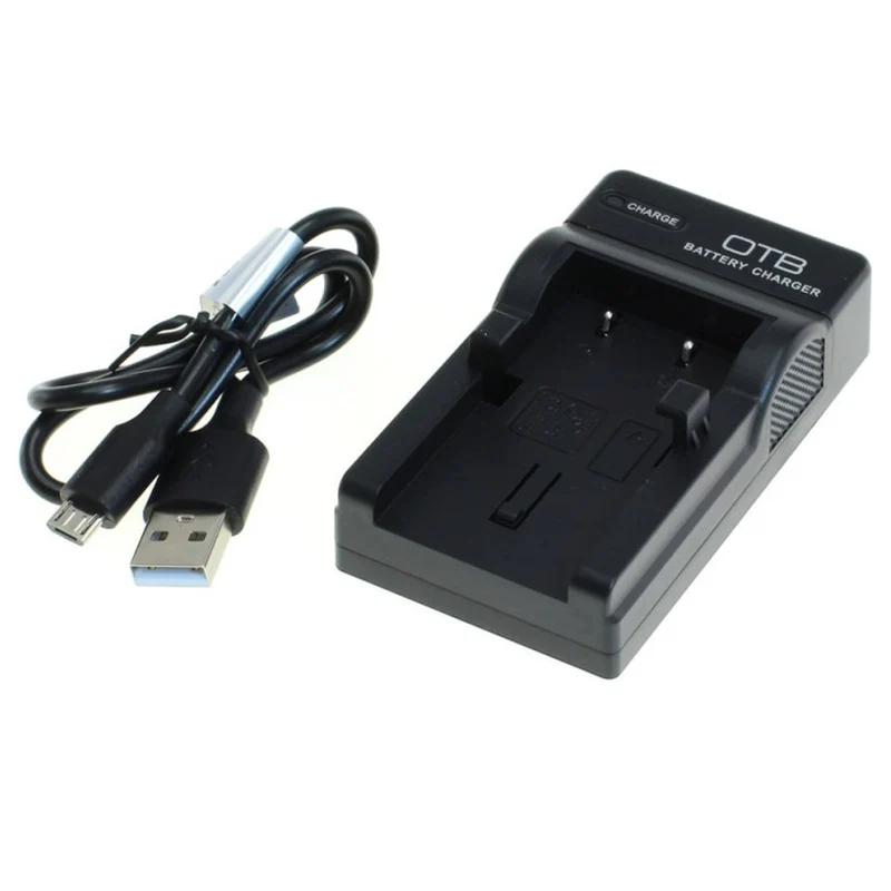 OTB Ladegerät passend für Sanyo DB-L10, Olympus Li-10B, Li-12B