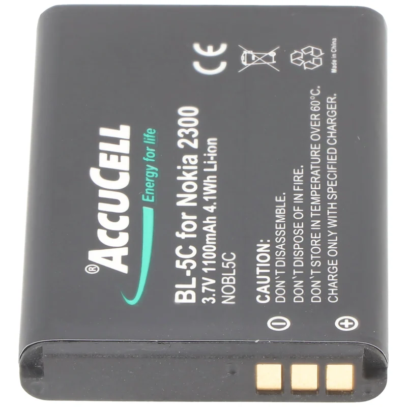 AccuCell Akku passend für den Handy Akku Wiko RIFF mit 1100mAh, 3,7 Volt