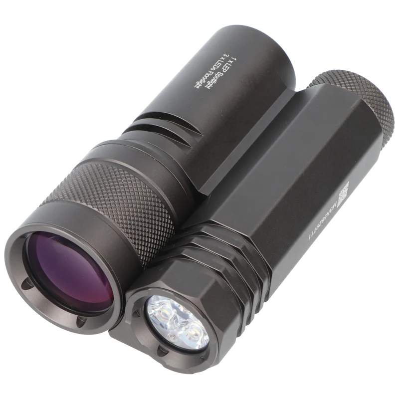 AceBeam Terminator M1 Dual LEP-Laser und LED-Taschenlampe, 2.300 Lumen, zoombarer Scheinwerferstrahl, 5.000K, Limited Edition