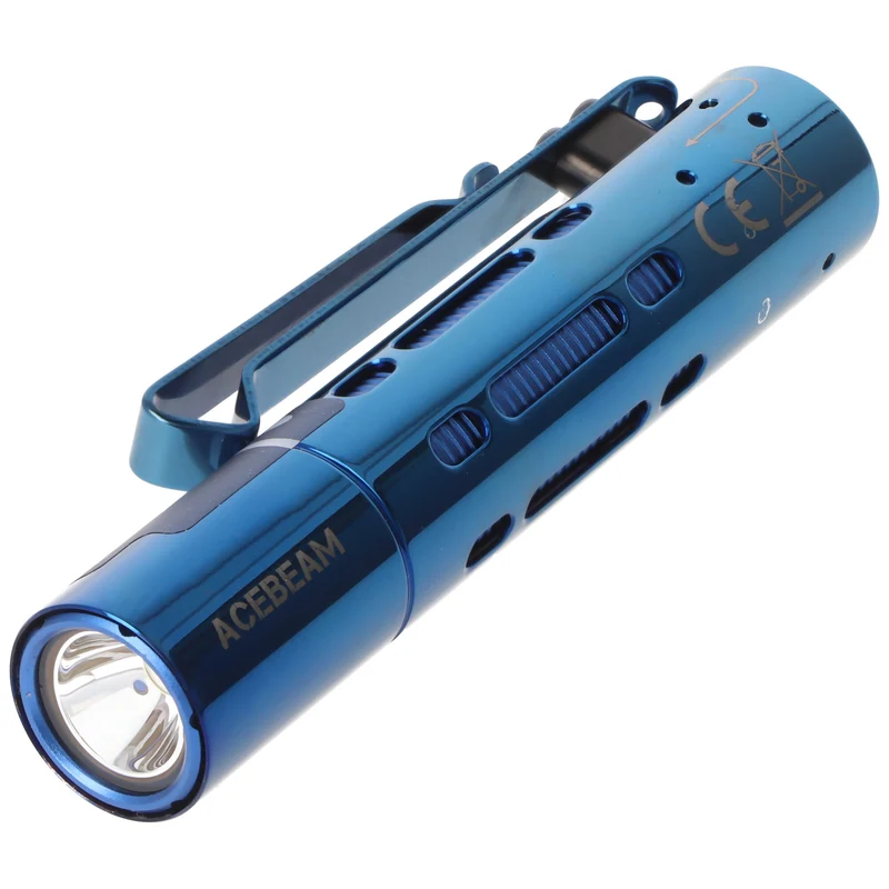 AceBeam Rider RX EDC mit 650 Lumen, kompakte LED-Taschenlampe, einhändige Bedienung, in fünf Farben erhältlich, inklusive 1x 14500 920mAh Li-Ion Akku