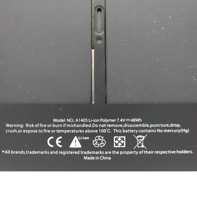 AccuCell Akku passend für Apple MacBook Air 13" A1466, A1405, 661-6055