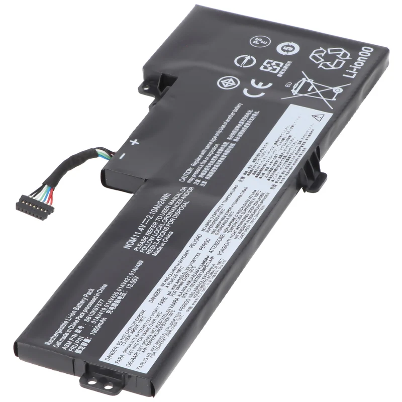 AccuCell Akku passend für Lenovo ThinkPad T480, Li-Polymer, 11,4V, 2100mAh, 24Wh