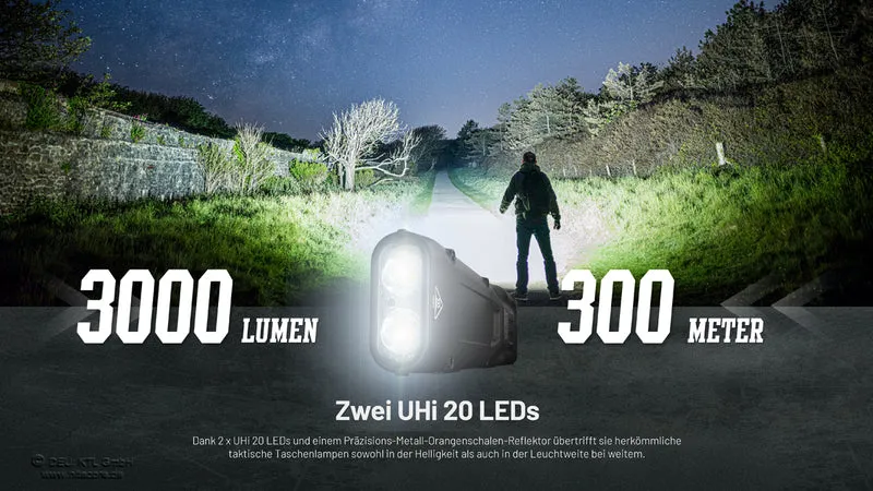 Nitecore Taschenlampe EDC25 - 3000 Lumen