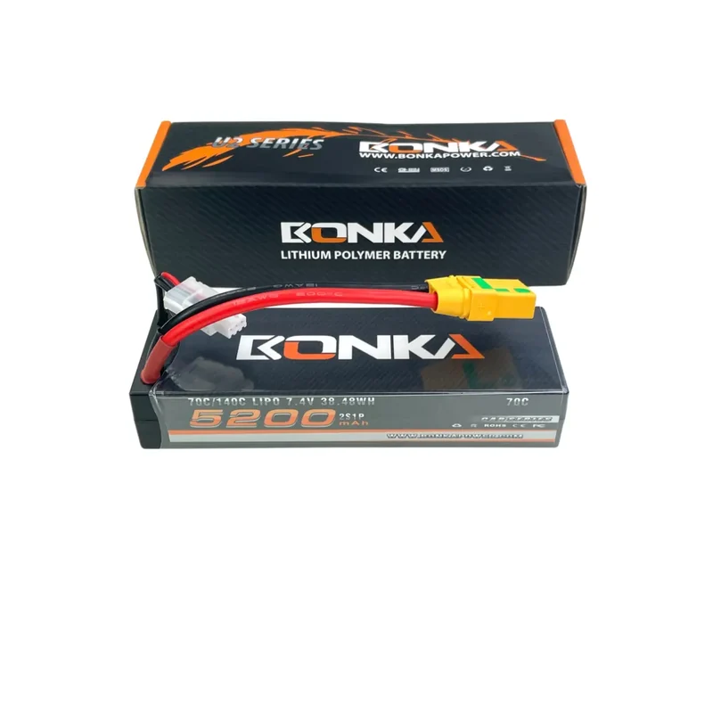 Bonka Lipo Akku 5200mAh 7,4V 70C Hardcase XT90