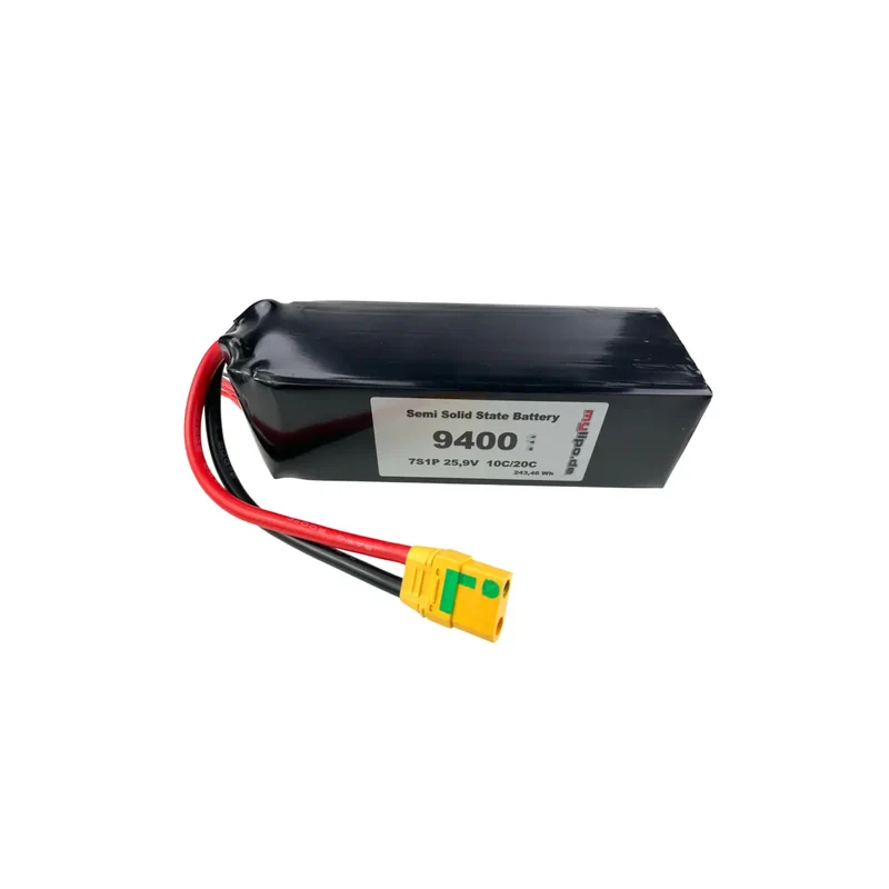 Mylipo Semi-Solid-State Lipo Akku 9400mAh 25,9V 10C/20C XT90 Antiblitz