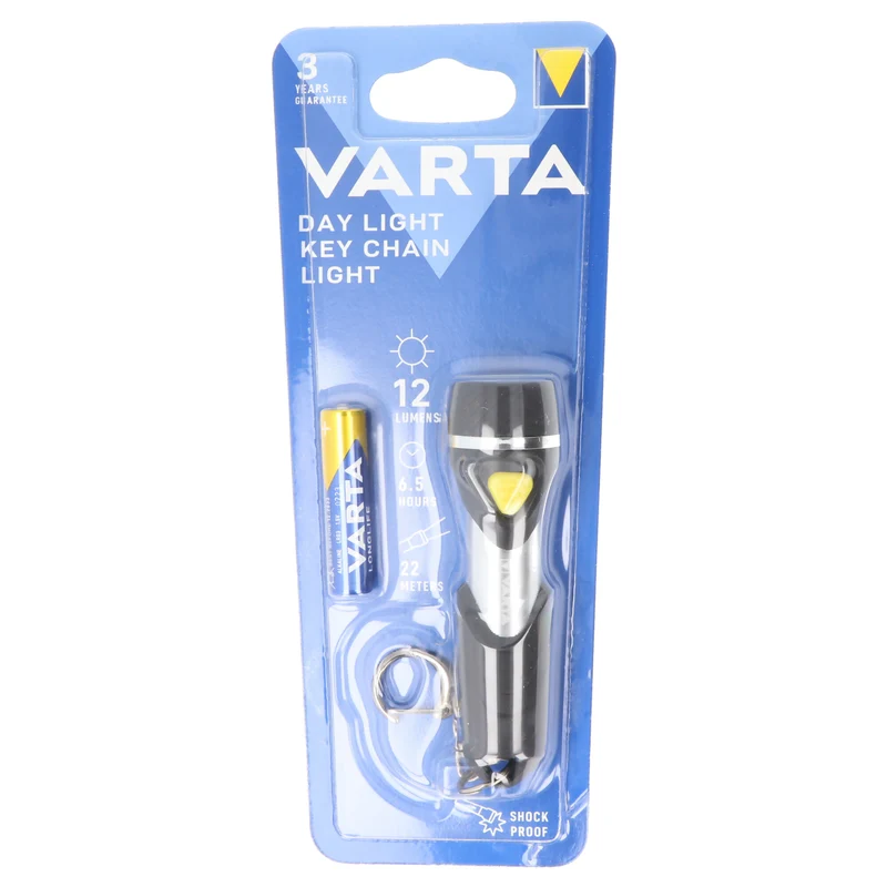 Varta LED Taschenlampe Day Light, Key Chain 12lm, inkl. 1x Batterie Alkaline AAA, Retail Blister