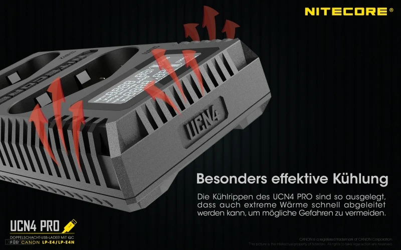 Nitecore UCN4 PRO - für Canon Cameras
