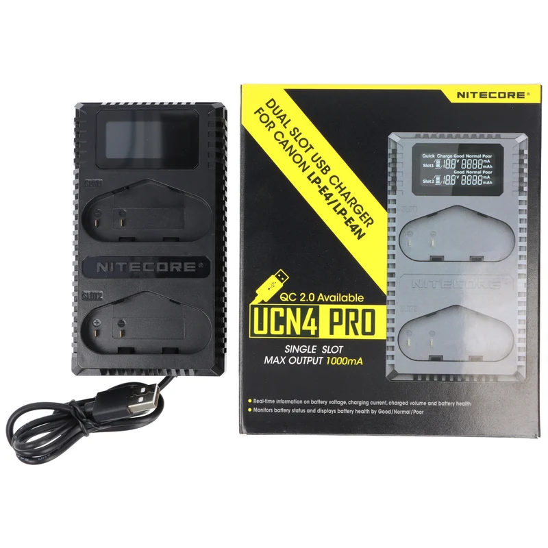 Nitecore UCN4 PRO - für Canon Cameras