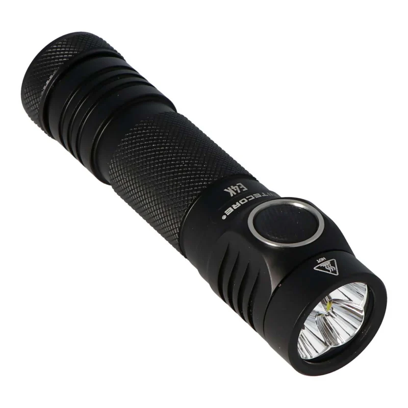 Nitecore E4K - 4400 Lumen NC-E4K LED-Taschenlampe mit bis zu 4400Lumen inkl. Akku und AkkuSafe