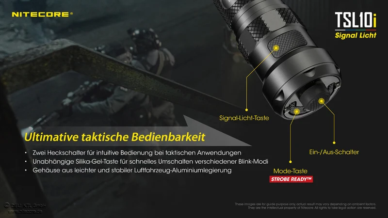 Nitecore Signal-Endkappe für i-Generation Lampen