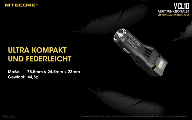 Nitecore VCL10 multifunktionales USB-Ladegerät - All in one Gadget