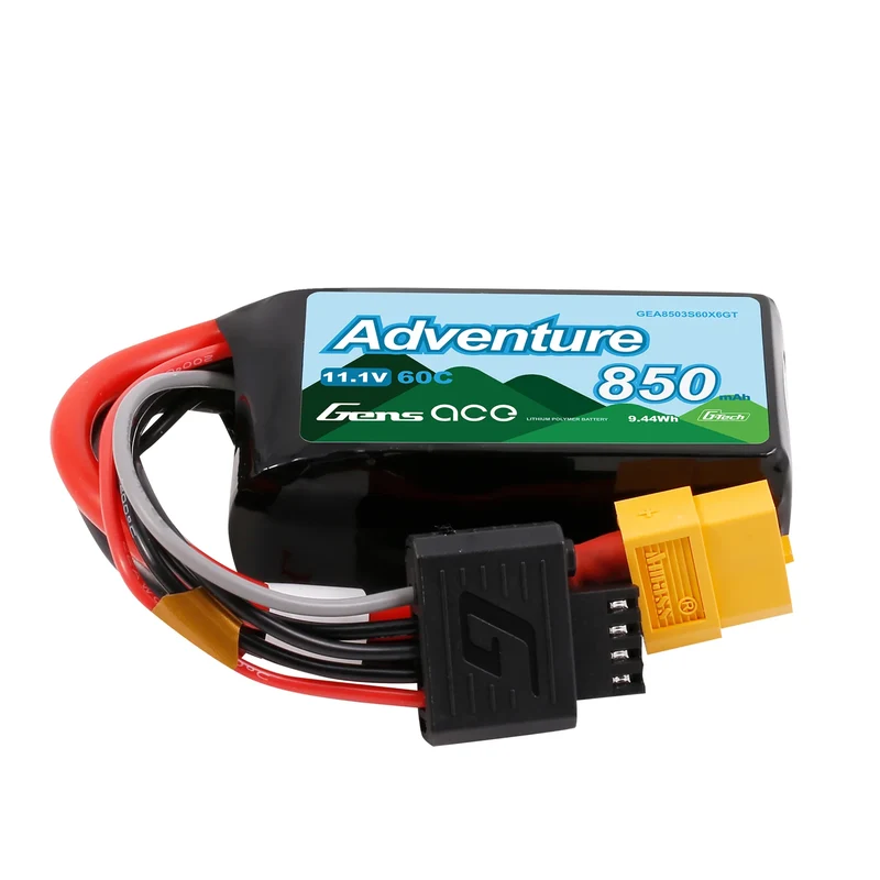 Gens Ace Adventure G-Tech 850mAh 3S1P 11.1V 60C Lipo-Akku XT60