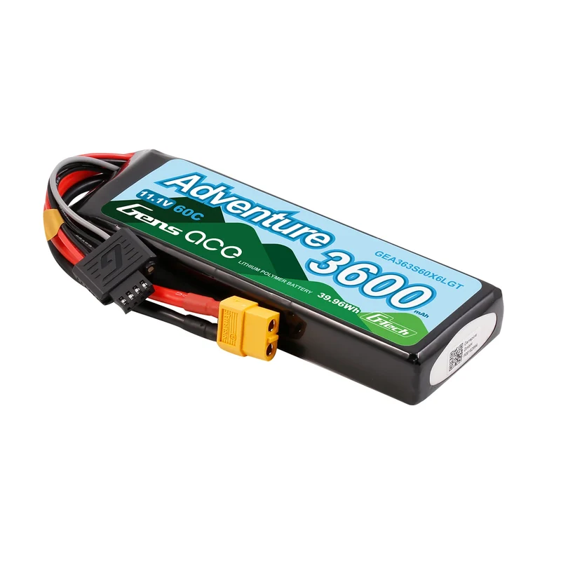 Gens Ace 3600mAh 3S 60C HV LiPo-Akku mit XT60 | Adventure | G-Tech