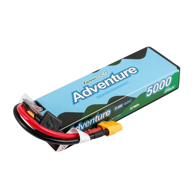 Gens Ace Adventure G-Tech 5000mAh 2S1P 7,4V 60C Lipo-Akku HC#112 XT60