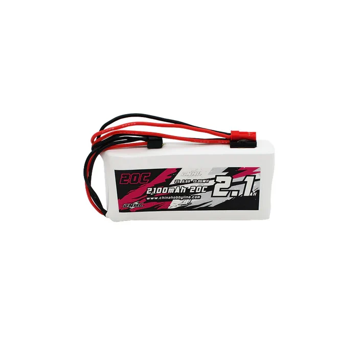 CNHL 2100mAh 6,6V 2S LiFe (LiFePO4) Empfängerakku – JR/Futaba- und JST-kompatibles RX/TX-Paket