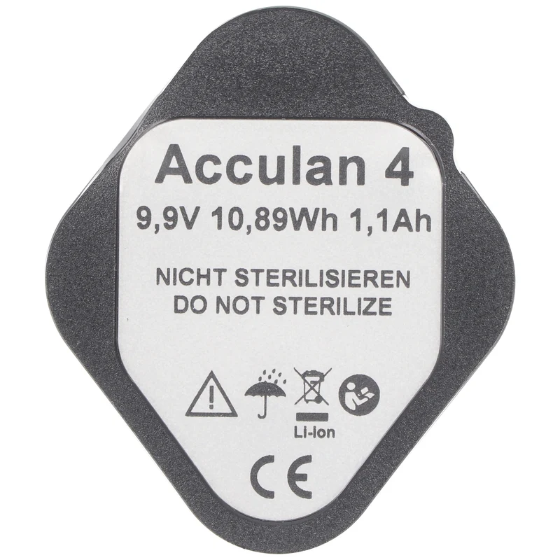 Aesculap Original Aesculap Li-Ion Akku Acculan 4, GA346, Aesculap GA346, 9,9V, 1,1Ah