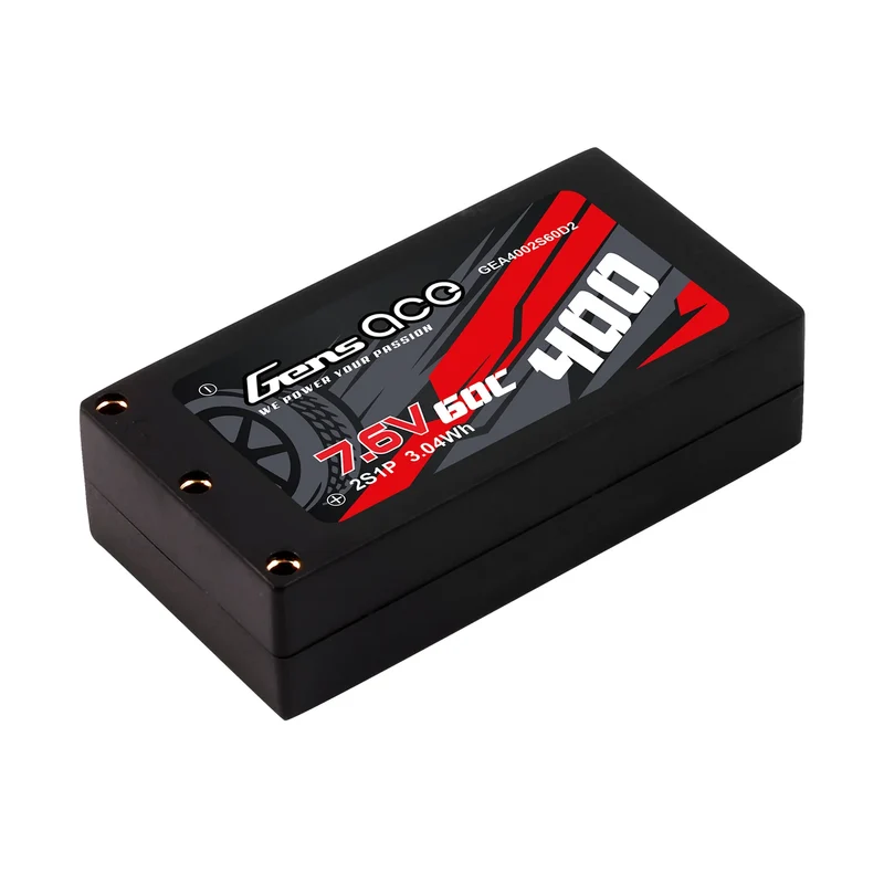 Gens Ace 400mAh 2S1P HV 60C LiPo-Akku mit XT60-Stecker