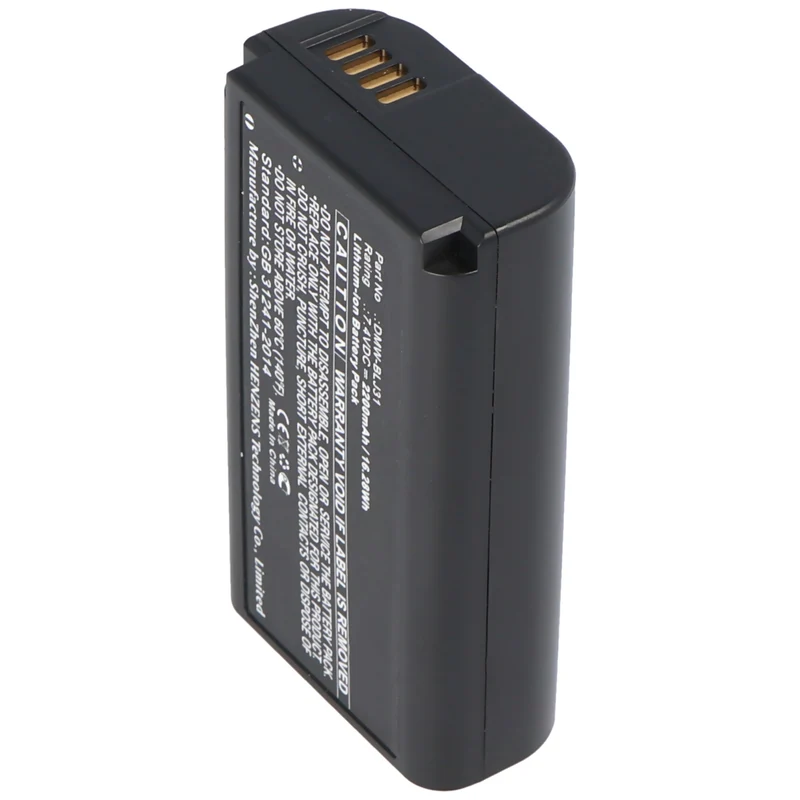 AccuCell Akku passend für Panasonic DMW-BLJ31E, Li-Ion, 7,4V, 2200mAh, 16,3Wh