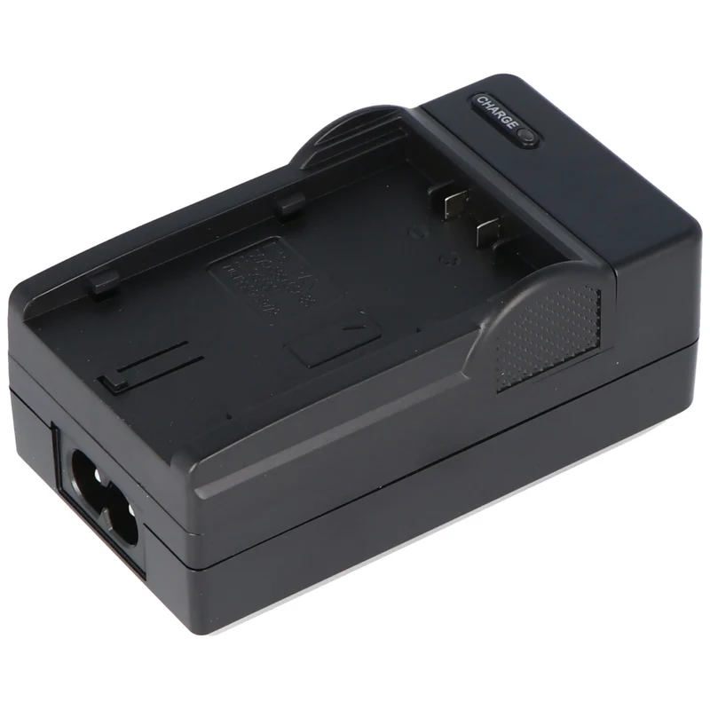 AccuCell Ladegerät passend für Panasonic Akku VW-VBD29, VBD58, VBD78 inkl. Netzstecker und KfZ Stecker