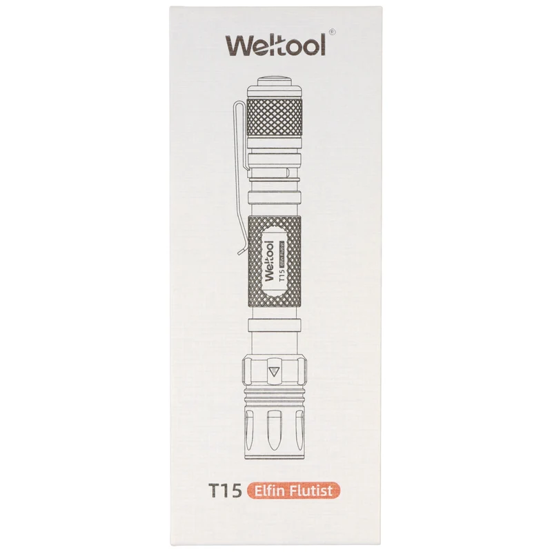 Weltool T15 – taktische LED-Stiftlampe mit 1.400 Lumen und 464 m Reichweite (schwarz)
