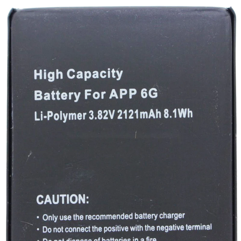 AccuCell 2121mAh, 8,1Wh High Power Akku passend für den Apple iPhone 6 Akku 616-0804, 616-0805, 616-0806, 616-0807, 616-0808, 616-0809 zum Selbsteinbau