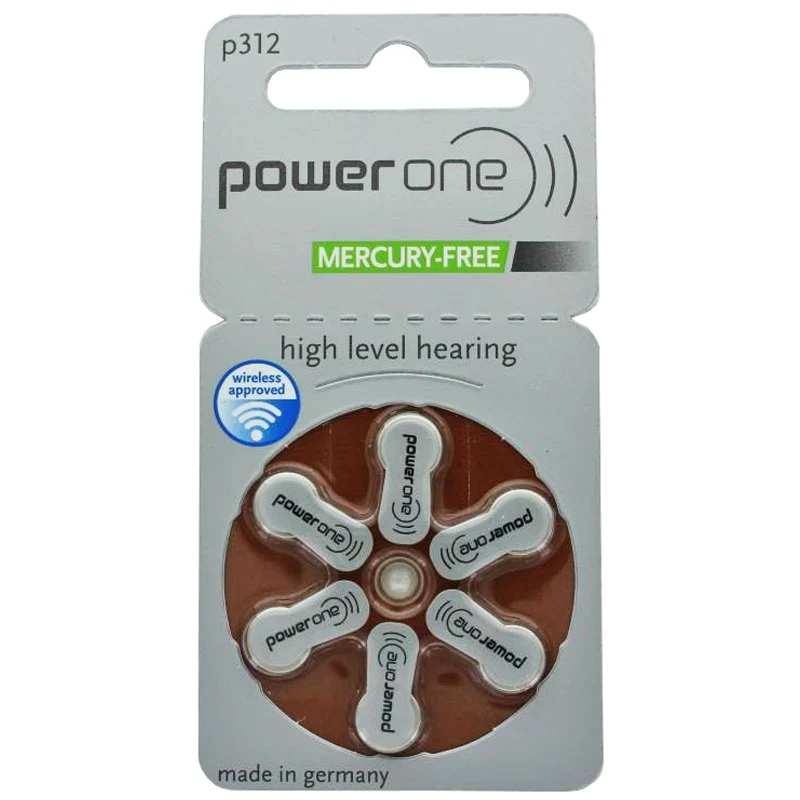Rayovac Hörgerätebatterie H312MF Nr. 312 PR41 Extra Advanced, 180mAh 6 Stück im Blister