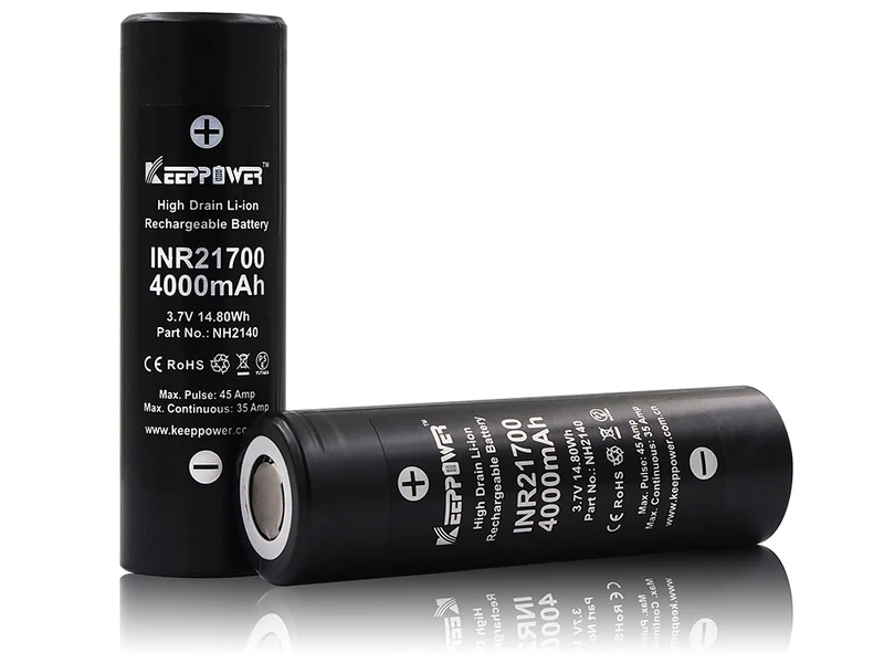 Keeppower INR21700 – 4000mAh, 3,6V – High-Drain Li-Ion Akku