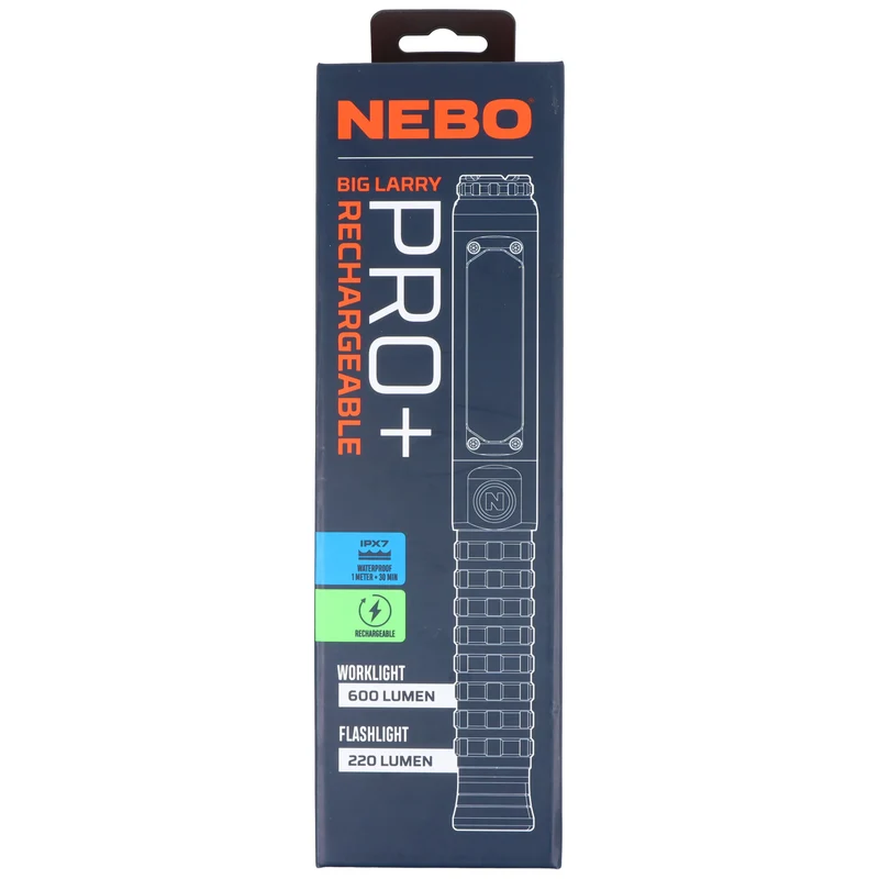 NEBO Big Larry Pro+ LED-Taschenlampe / Arbeitslampe