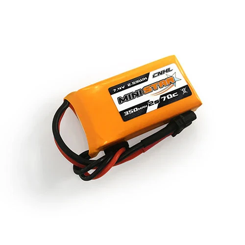 CNHL MiniStar 350mAh 7,4V 2S 70C LiPo-Akku mit XT30U ( 3 St.)