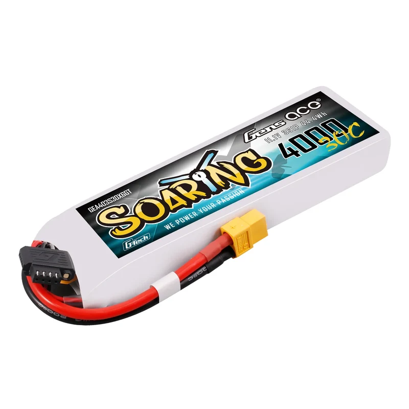 Gens Ace 4000mAh 3S 30C LiPo-Akku mit XT60 | Soaring | G-Tech