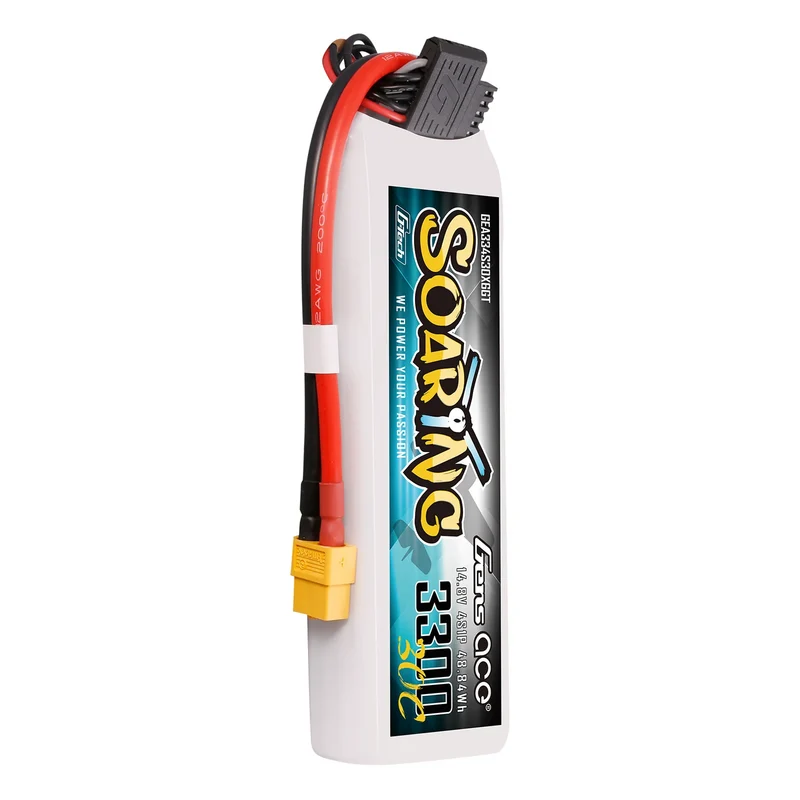 Gens Ace Soaring 3300mAh 4S 14,8V 30C G-Tech Lipo-Akku mit XT60-Stecker