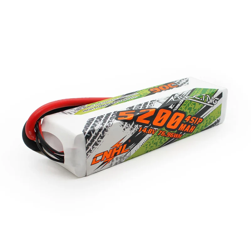 CNHL Racing Series 5200mAh 14,8V 4S 90C LiPo-Akku mit 8,0mm Bullet-Stecker