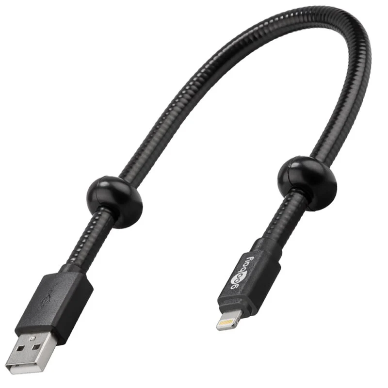 AccuCell USB Lade- und Synchronisations Schwanenhals-Kabel iPhone Lade- und Synchronisations-Geräteständer