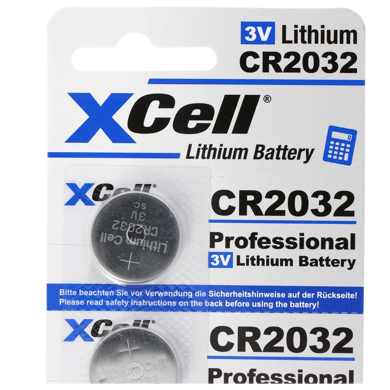 XCell CR2032 Lithium Batterie 3V, CR2032 Batterien im praktischen 5er Set