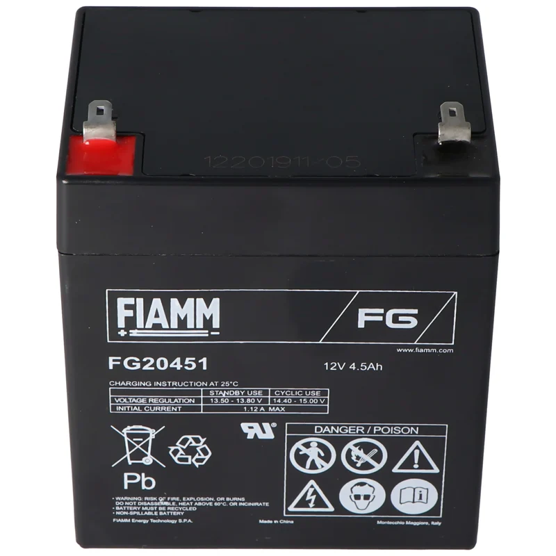 Fiamm FG20451 Akku 4,5Ah 12 Volt Bleiakku