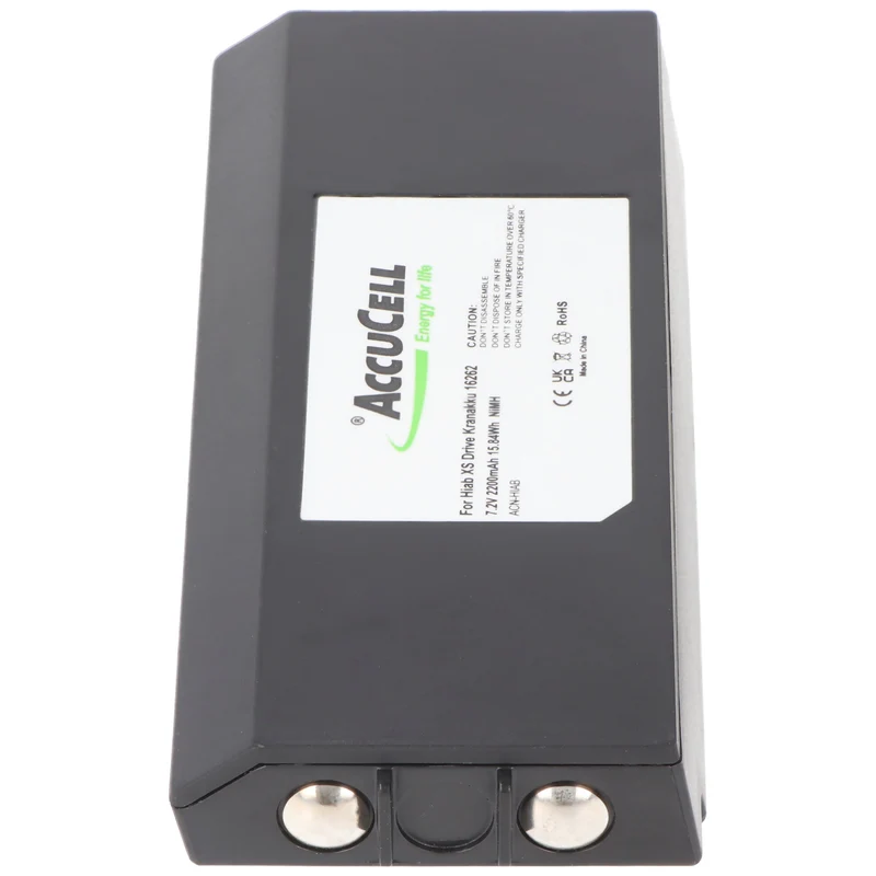AccuCell Akku passend für den Hiab XS Drive Kranakku 16262, 3786692, 2000mAh