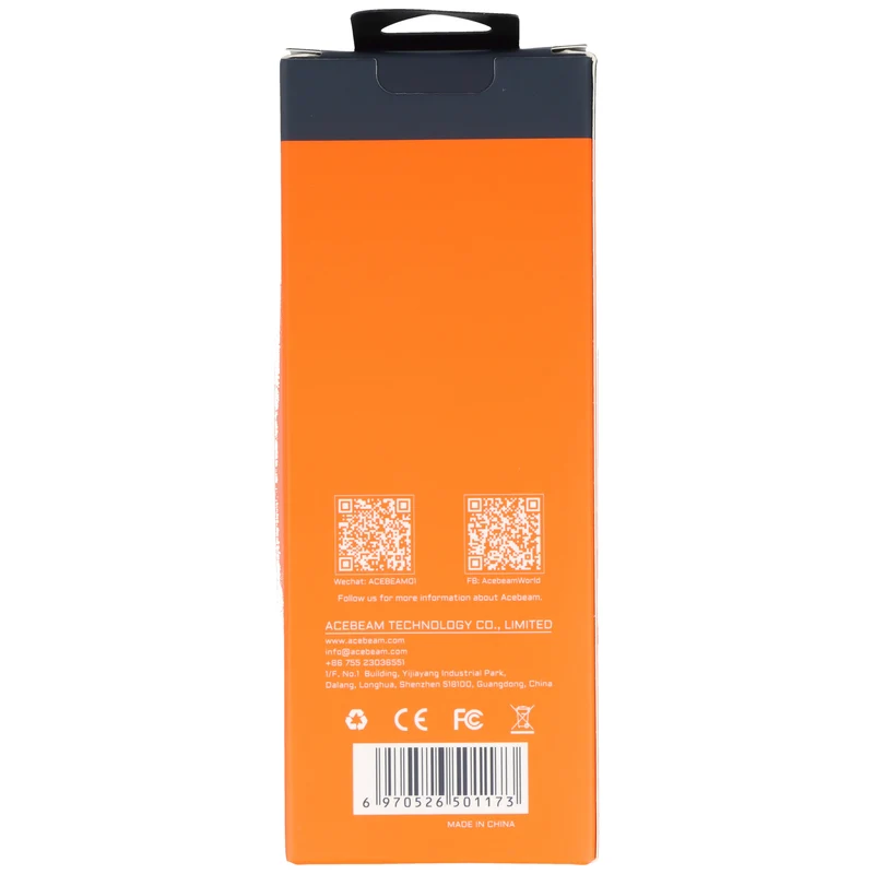 AceBeam TAC 2AA – LED-Taschenlampe mit 1600 Lumen und 181 Metern Reichweite