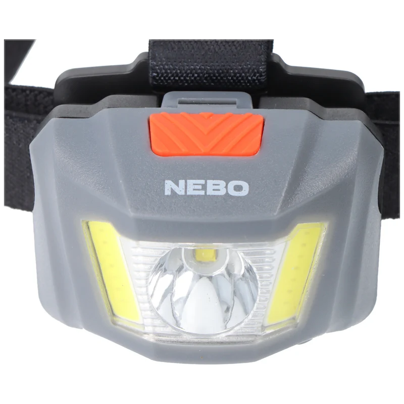 NEBO EINSTEIN DUO 400 Flex; kompakte LED Stirnlampe mit 400 Lumen, verschiedene Leuchtmodi