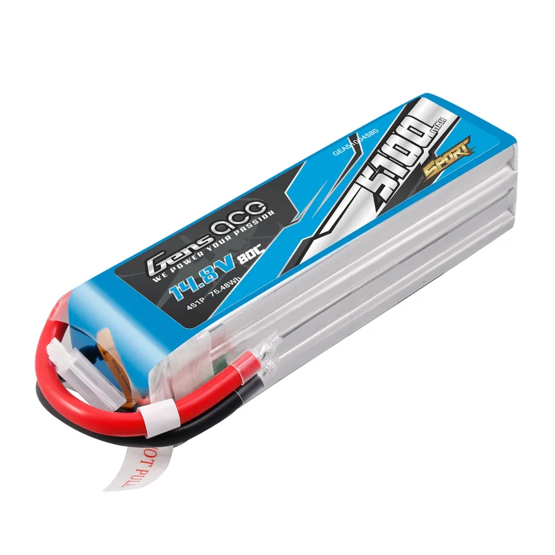 Gens Ace 5100mAh 4S 14,8V 80 C Lipo-Akkupack (F5B)
