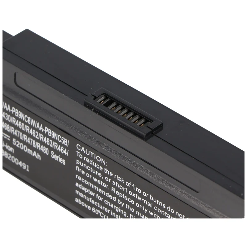 AccuCell Akku passend für Samsung Q318, AA-PB9NS6B, AA-PB9NC6W, AA-PB9NS6W, 11,1V 5200mAh